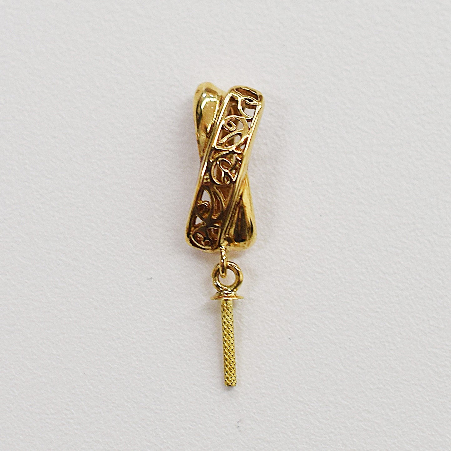 Only metal fittings K18YG Pendant top RP0029