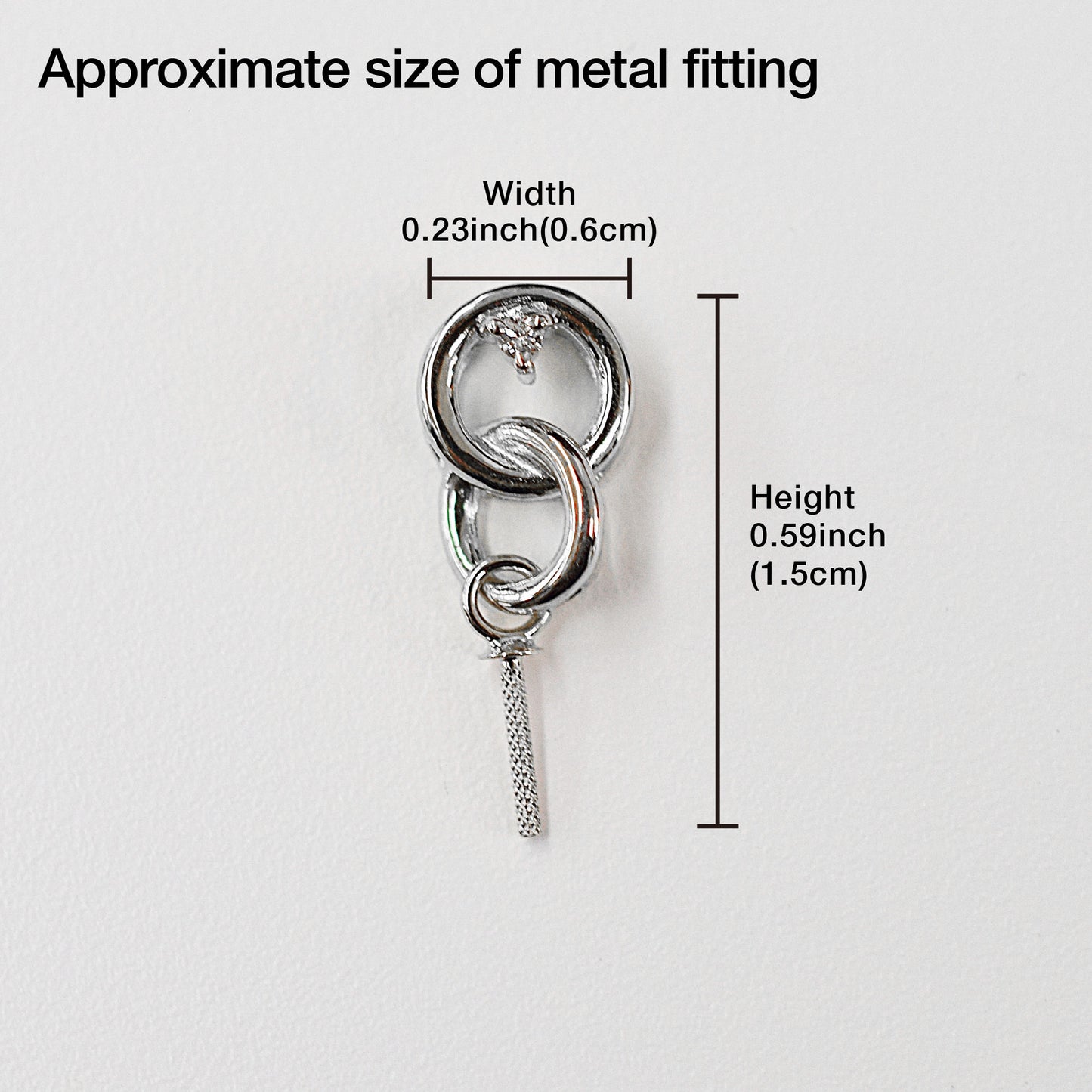 Only metal fittings 0.01ct K18YG Diamond Pendant top SIK00081