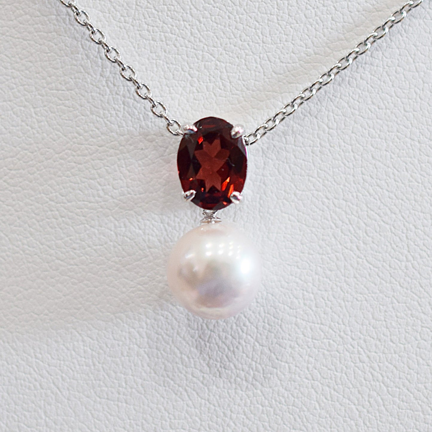 White pink 8mm - 9mm hanadama rank pendant necklace Akoya Pearl SV925 Semi precious stones Japan Seawater reenspearl Birthday あこや 真珠 珍珠