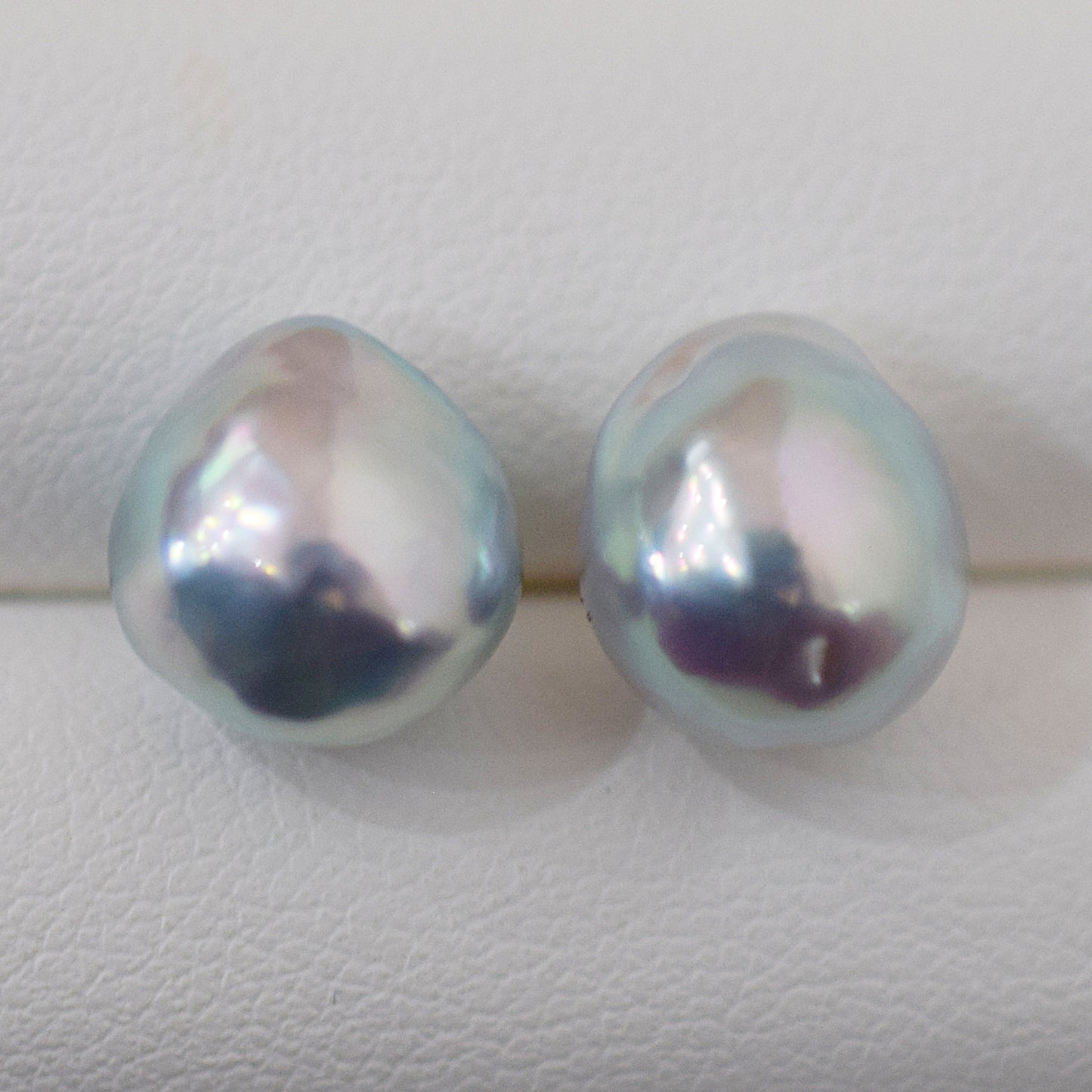 Limited to actual item Natural color akoya pearl Baroque pearl 10.5mm - 11mm 18K 14K Surgical Stainless Steel stud Earrings Japan akoyapearl