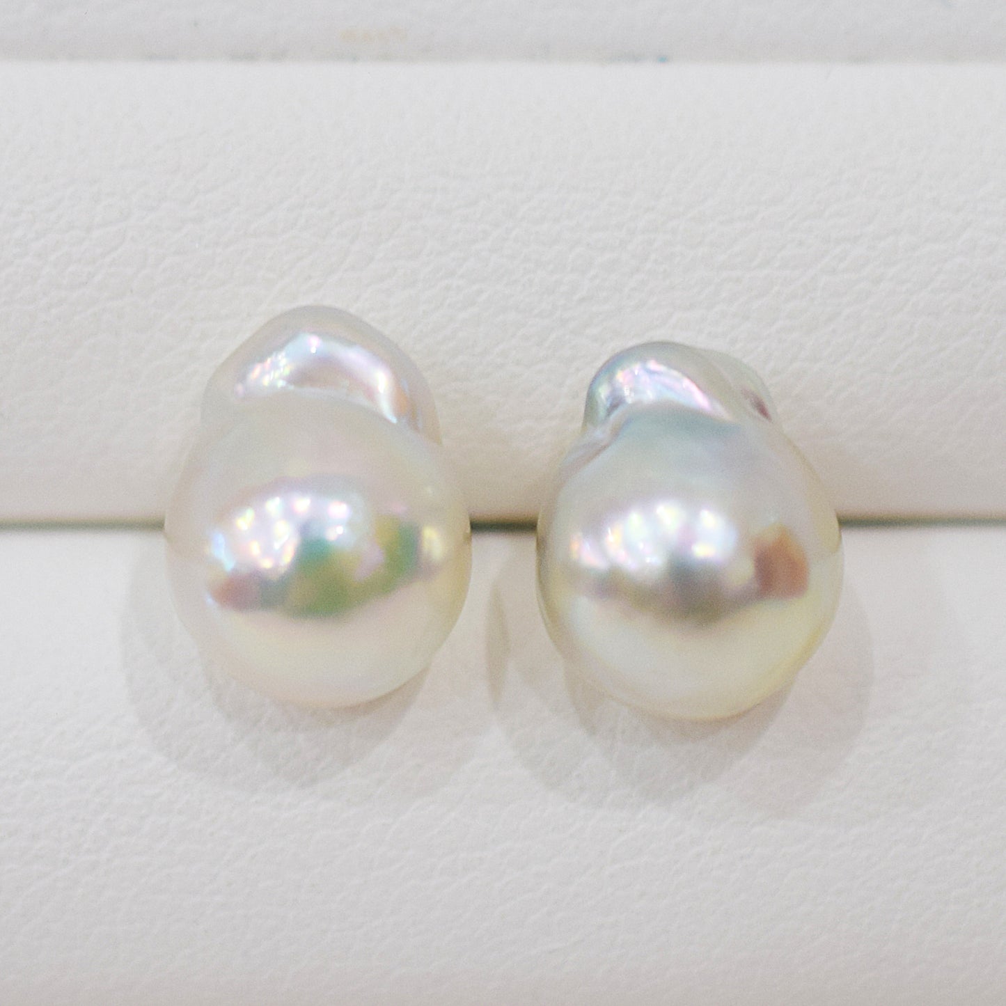 Limited to actual item Natural color akoya Baroque pearl 11mm - 11.5mm Surgical Stainless Steel Seawater Akoya Pearl Stud Earrings Japan