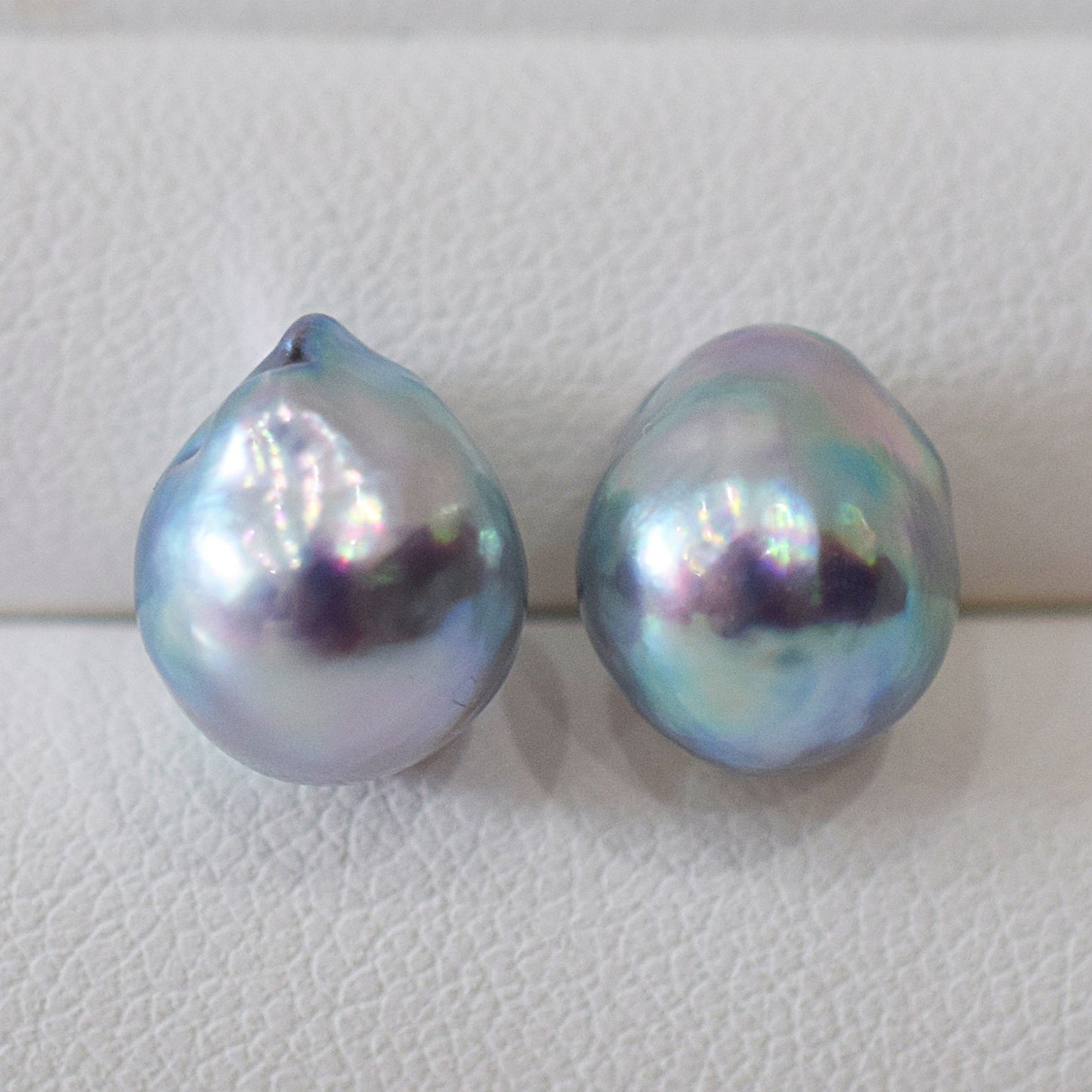 Limited to actual item Natural color akoya Baroque pearl 10.5mm - 11mm Surgical Stainless Steel Seawater Akoya Pearl Stud Earrings Japan