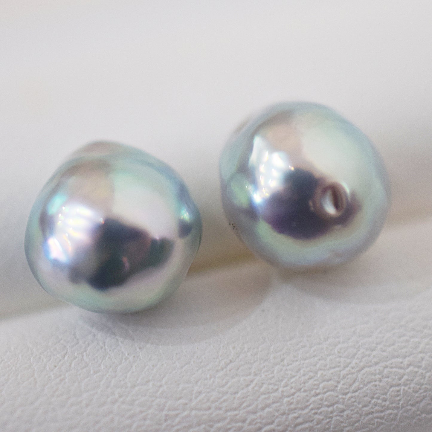 Limited to actual item Natural color akoya pearl Baroque pearl 10.5mm - 11mm 18K 14K Surgical Stainless Steel stud Earrings Japan akoyapearl