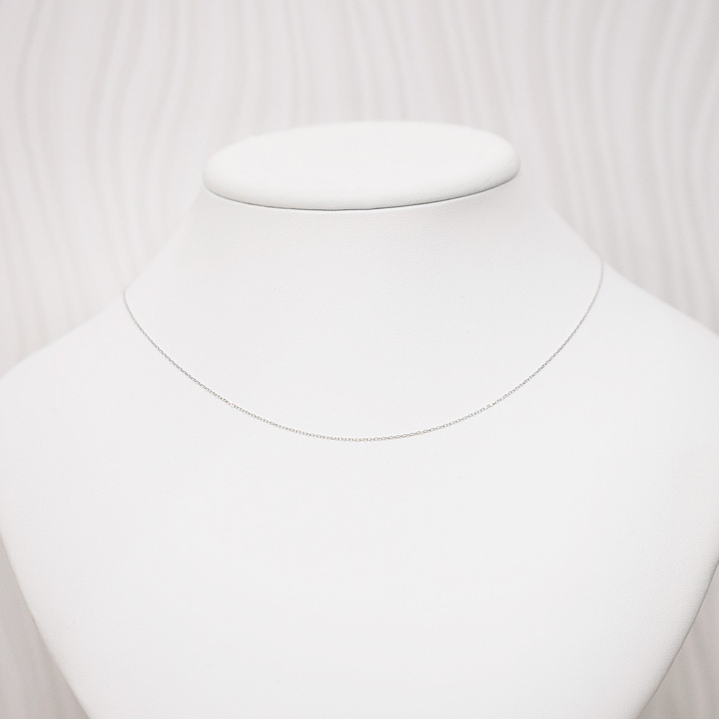 <S size> Only metal fittings K18WG chain necklace Metal fitting SIK00051