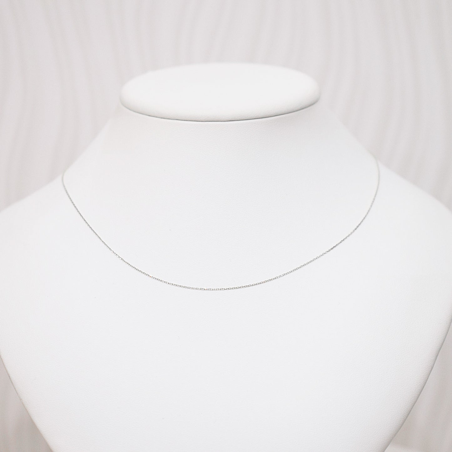 <M size> Only metal fittings K18WG chain necklace Metal fitting SIK00581