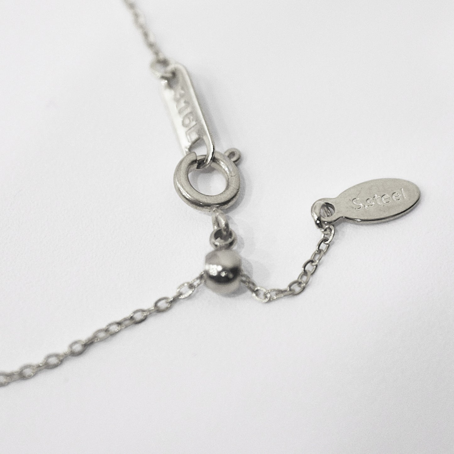 Actual product 10.4mm Necklace Natural color Seawater Real akoya Pearl Baroque Surgical Stainless Steel Japan reenspearl