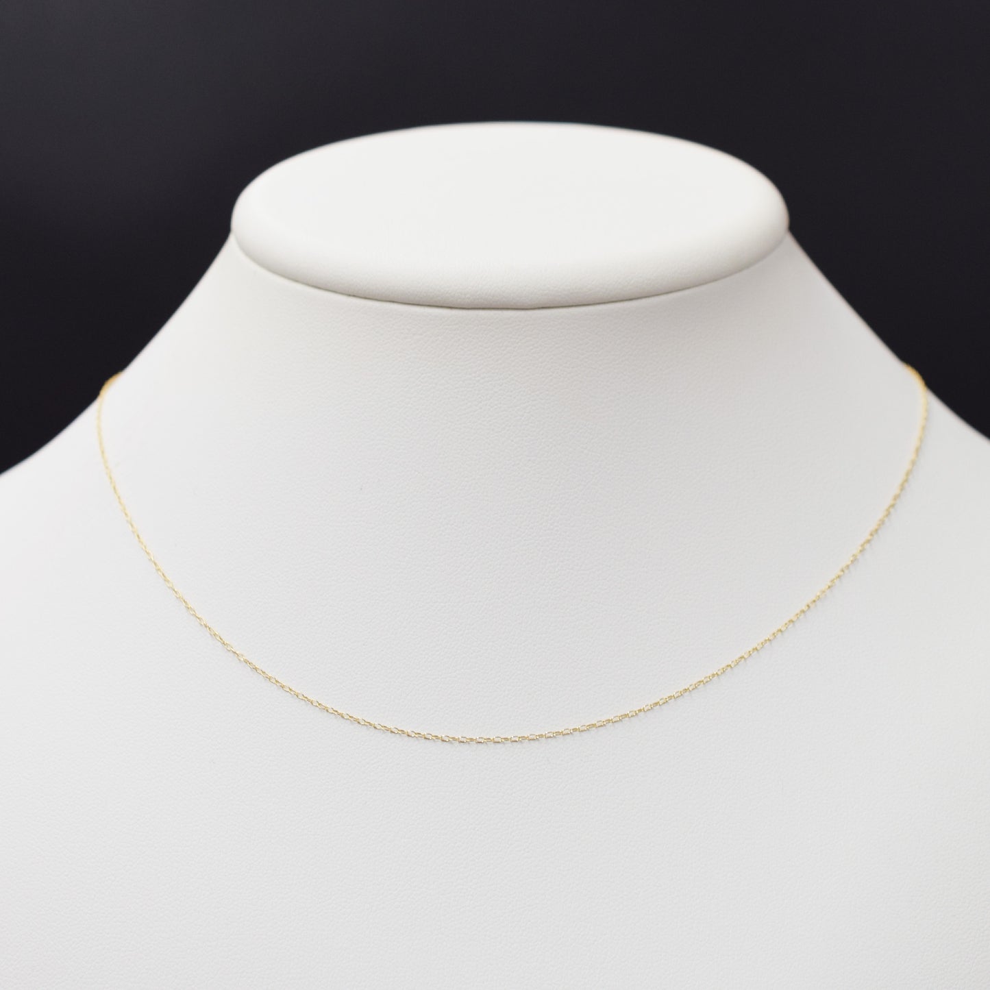 Only metal fittings K18YG chain necklace Metal fitting S size