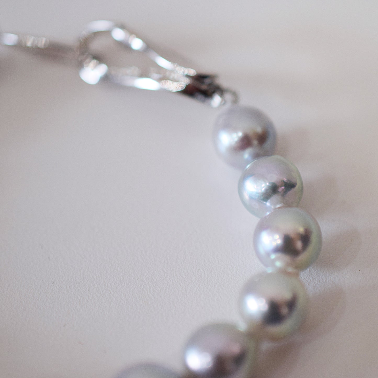 Limited to actual item 8mm - 9mm Natural color Baroque Akoya Pearl Bracelet 7.48inch Japan AkoyaPearl SV925 Wedding Japanese Seawater