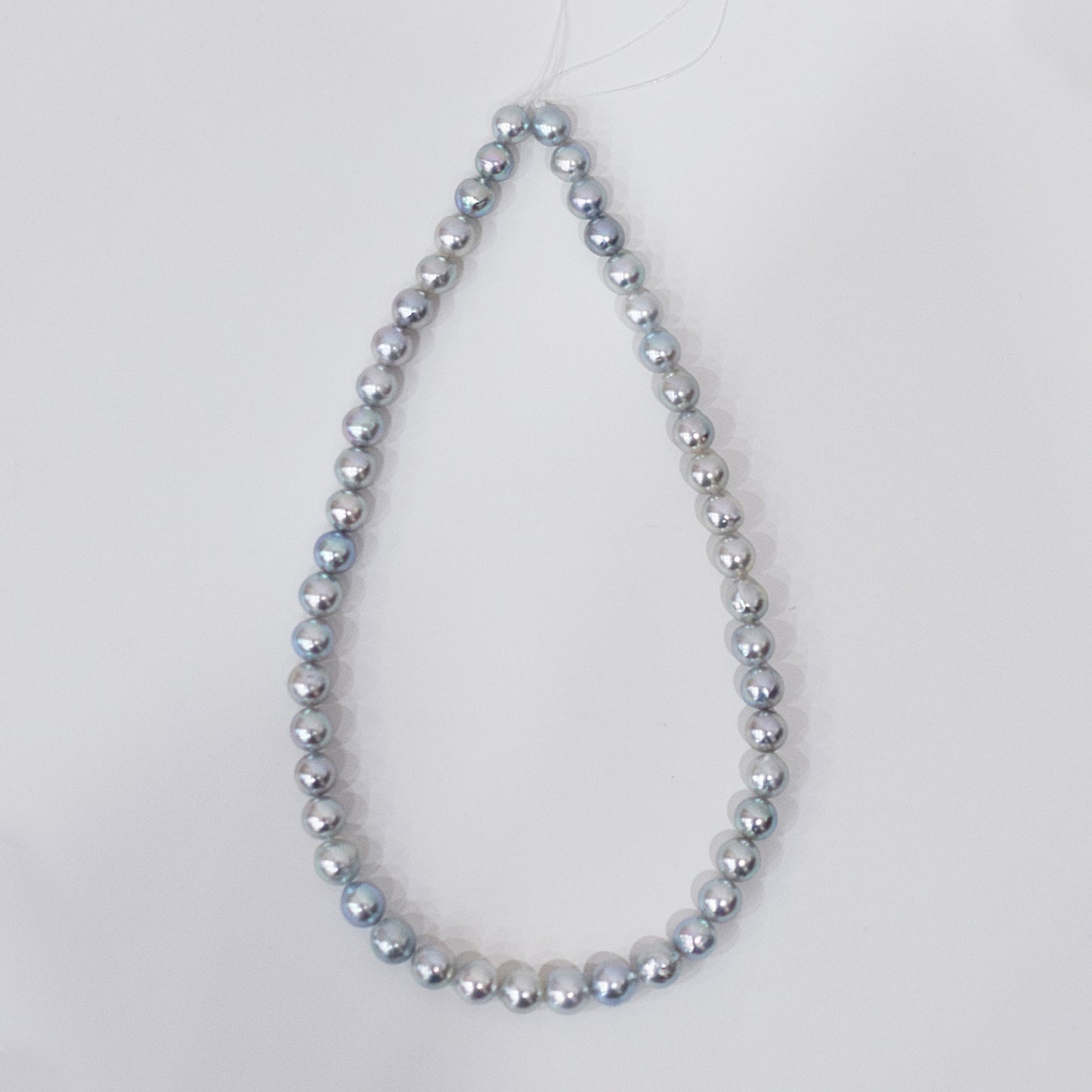 Limited to actual item Necklace Natural color Baroque 8mm - 9.5mm Real Akoya Pearl From Japan 16.5inch 42cm starand choker reenspearl