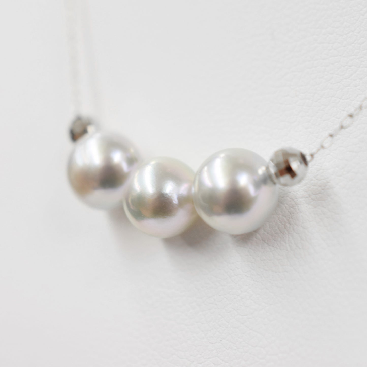 【K18YG / K18WG】Rare Natural color madama rank 8mm - 8.5mm Seawater Real necklace Akoya Pearl Japan reenspearl Japanese Seawater