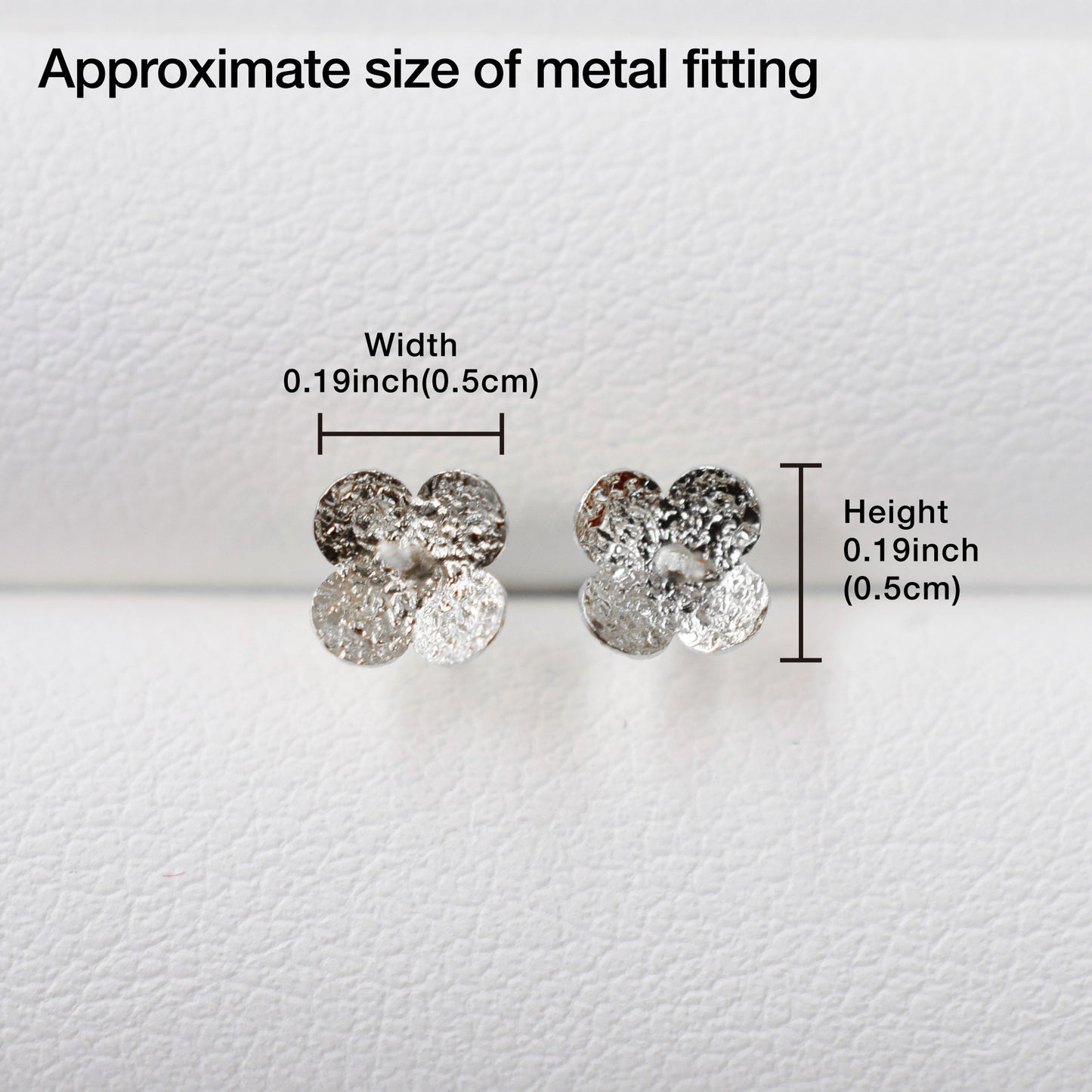 Only metal fittings K14WG stud earring Metal fitting Recommended for pearls 5mm - 8mm