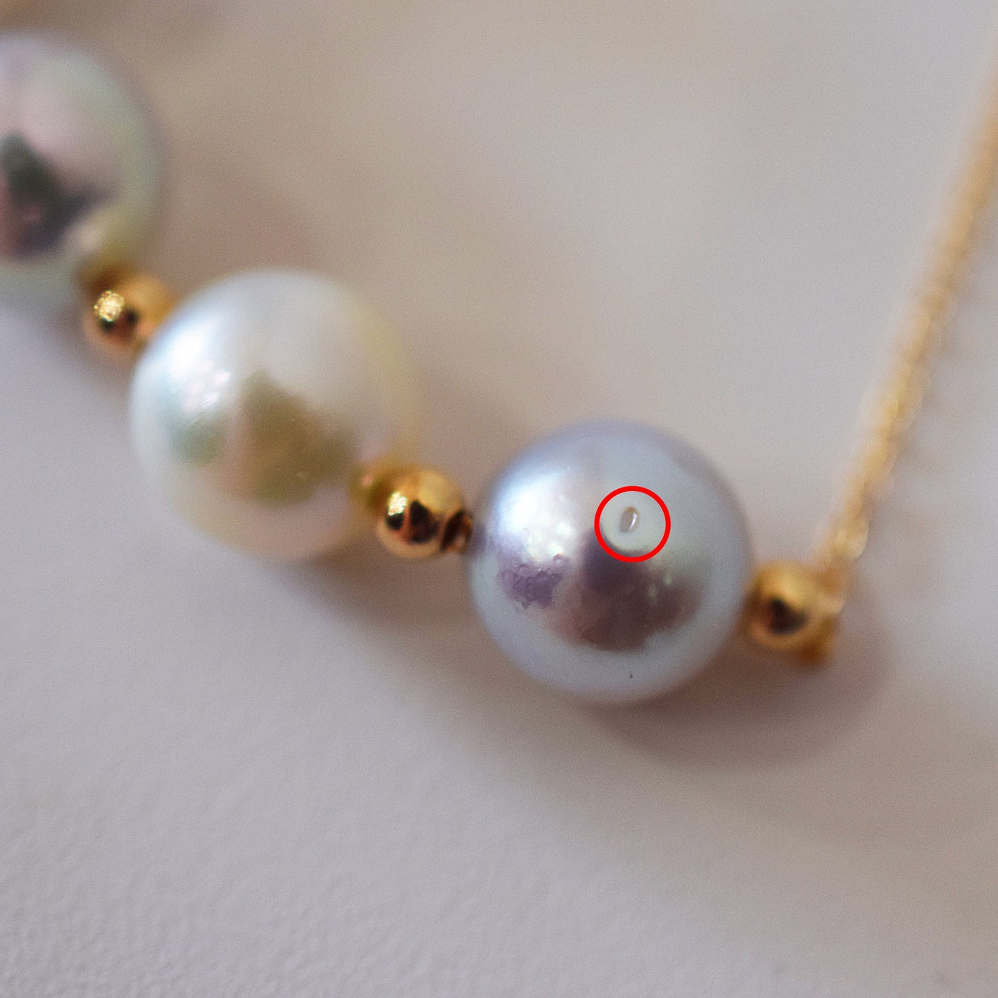 <SALE> Limited to actual item Natural color Semi-Round 9mm - 9.5mm Bracelet 7.08inch 14KGF Gold Filled Magnet Real Akoya Pearl Japan