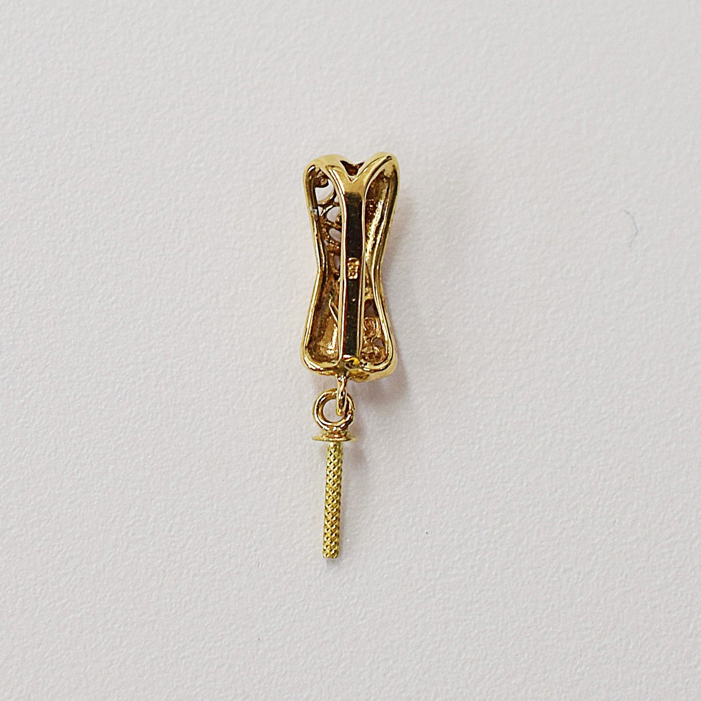 Only metal fittings K18YG Pendant top RP0029
