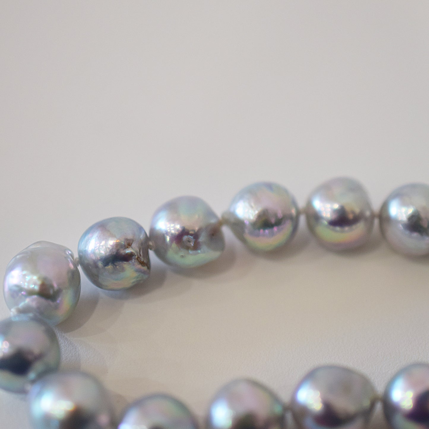 Limited to actual item 9mm - 10mm Natural color Baroque Akoya Pearl Bracelet 7.87inch 20cm Japan AkoyaPearl SV925 Wedding Japanese Seawater
