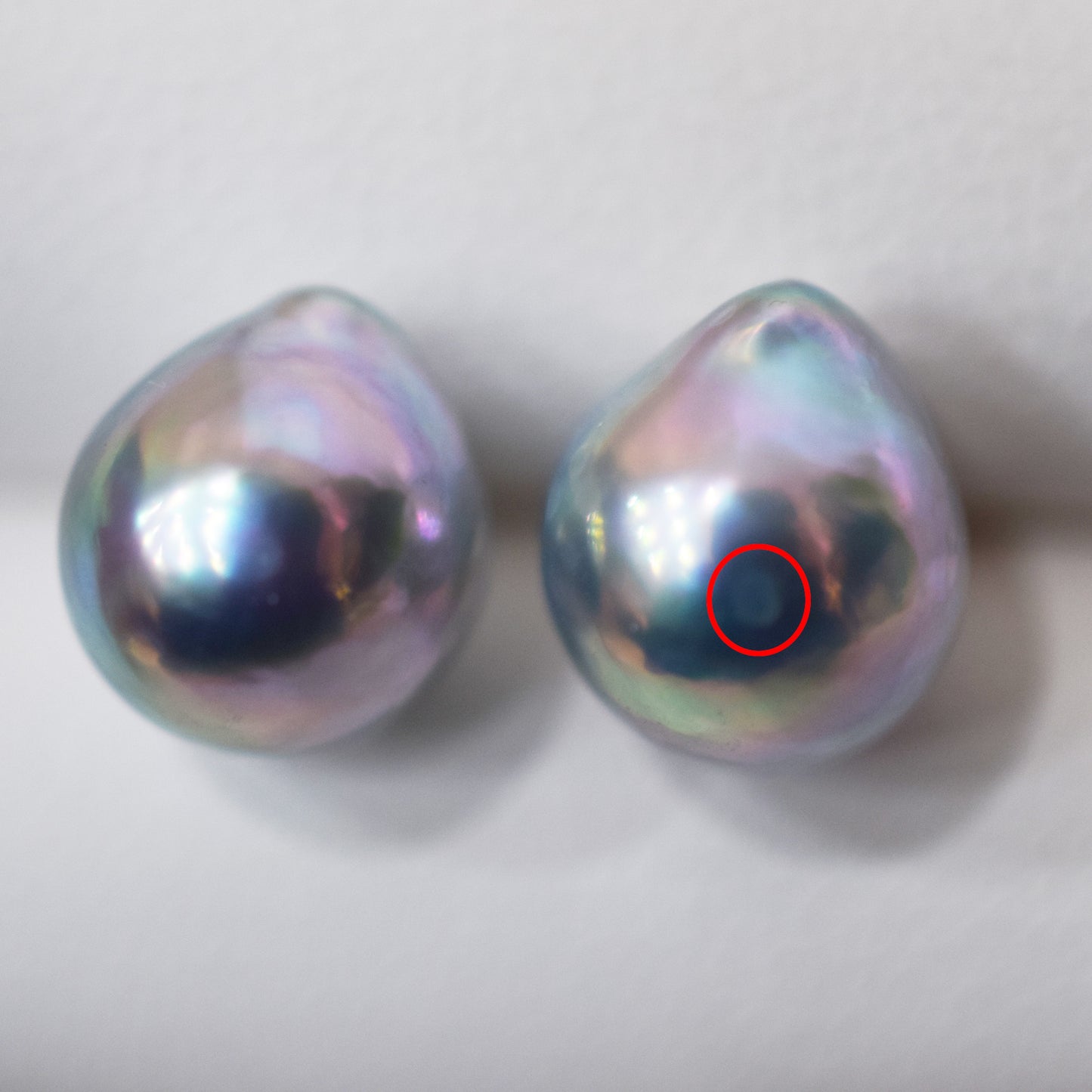 Limited to actual item Natural color akoya Baroque pearl 10mm - 10.5mm Surgical Stainless Steel Seawater Akoya Pearl Stud Earrings Japan