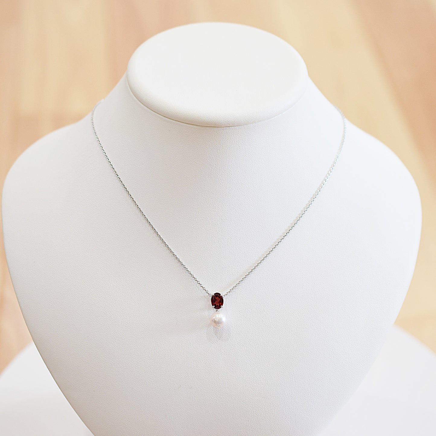 White pink 8mm - 9mm hanadama rank pendant necklace Akoya Pearl SV925 Semi precious stones Japan Seawater reenspearl Birthday あこや 真珠 珍珠