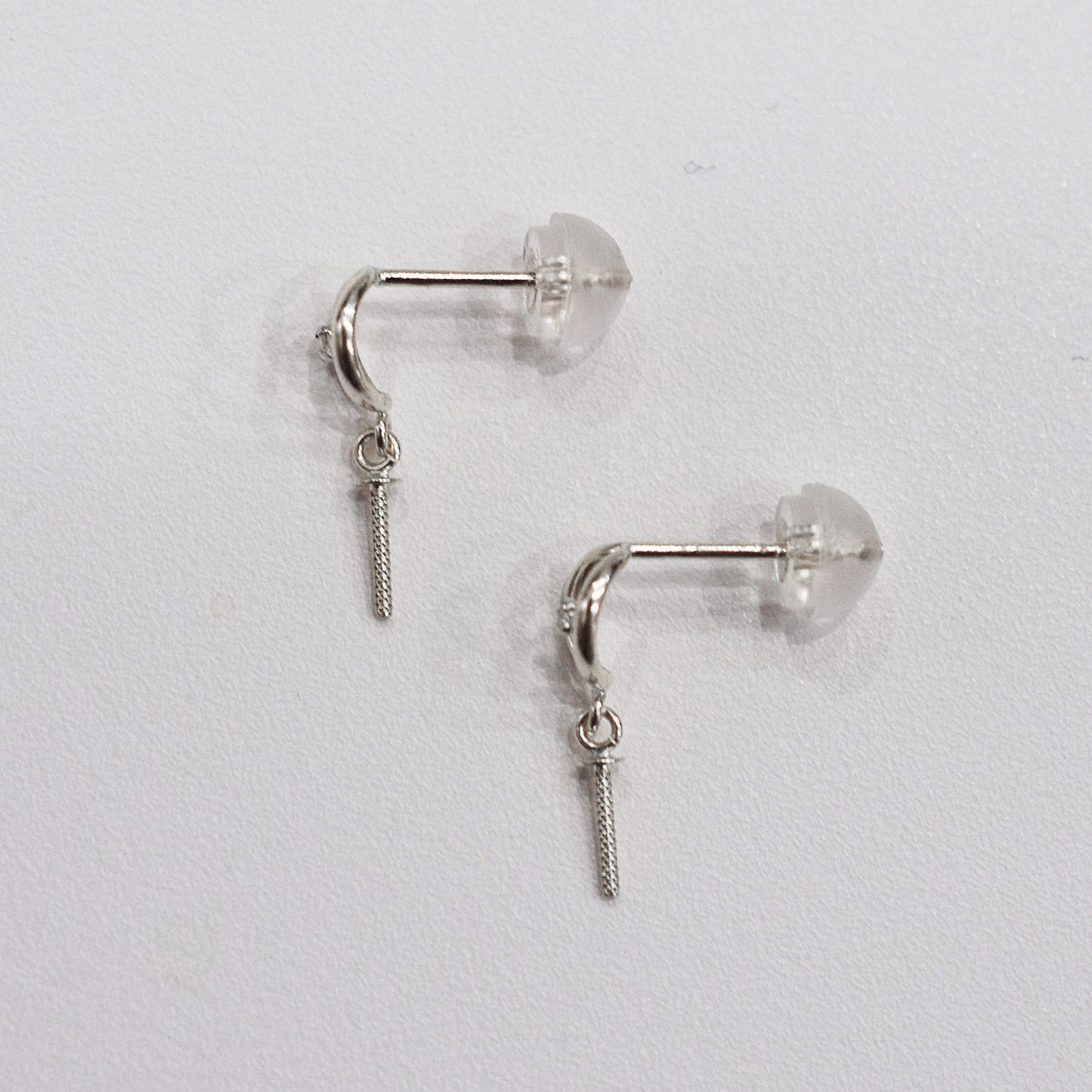 Only metal fittings K14WG stud earring Metal fitting Recommended for pearls 7mm - 9mm