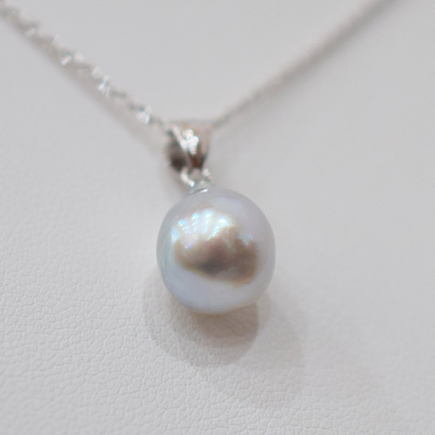 <SALE> Limited to actual item Pendant top Necklace Natural color Baroque 10.5mm Real Akoya Pearl Japan 17.7inch Japanese