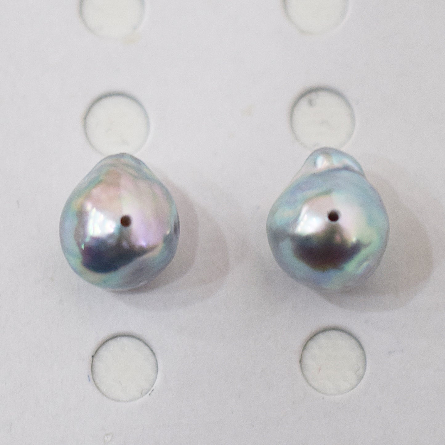 Limited to actual item Natural color akoya pearl Baroque pearl 10mm - 11mm 18K 14K Surgical Stainless Steel stud Earrings Japan akoyapearl