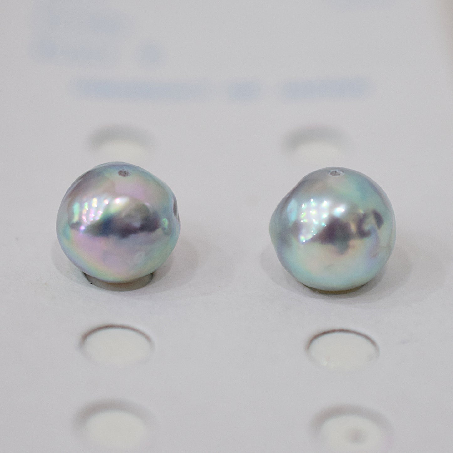 Limited to actual item Natural color akoya pearl Baroque pearl 10mm - 11mm 18K 14K Surgical Stainless Steel stud Earrings Japan akoyapearl