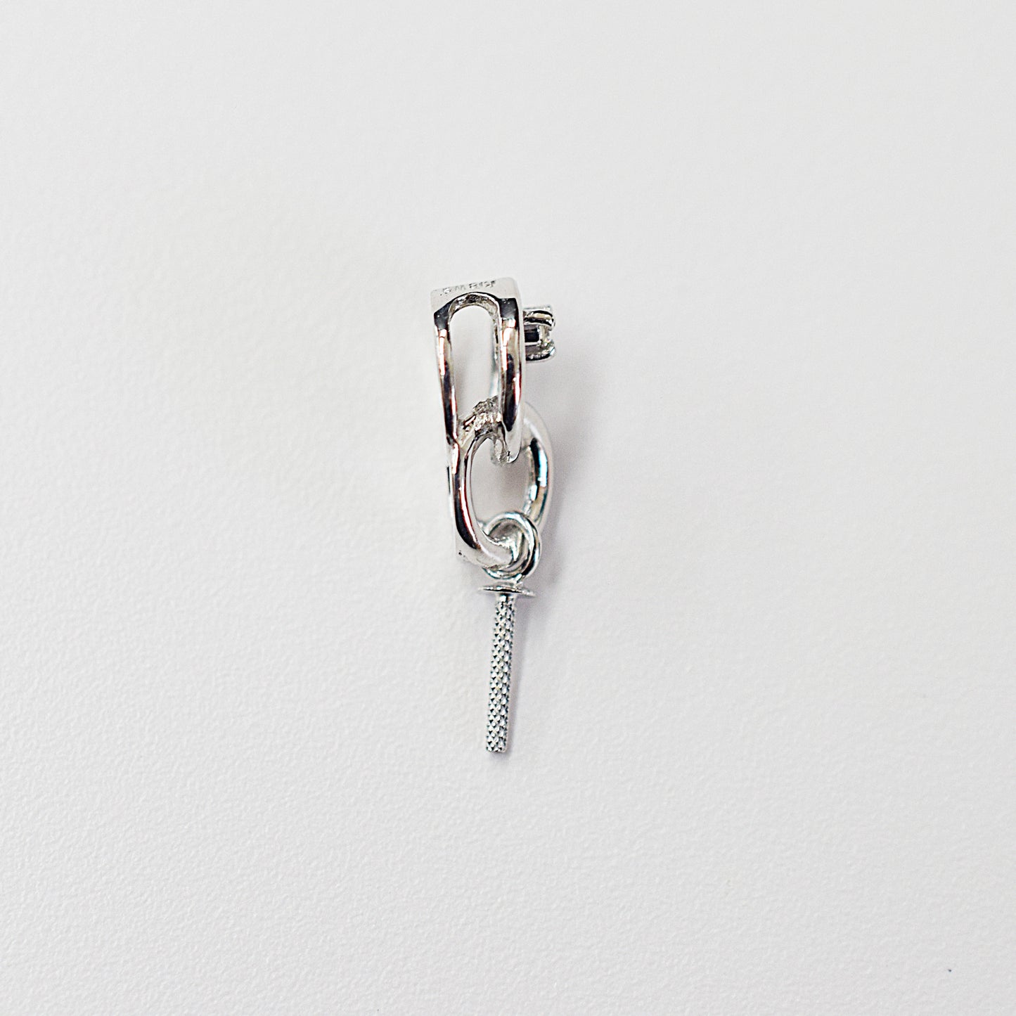Only metal fittings 0.01ct K18YG Diamond Pendant top SIK00081