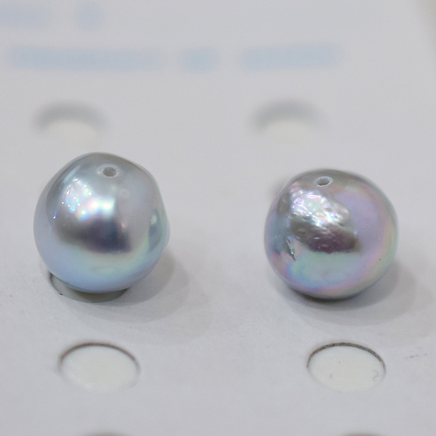 Limited to actual item Natural color akoya pearl Baroque pearl 10mm - 10.5mm 18K 14K Surgical Stainless Steel stud Earrings Japan akoyapearl