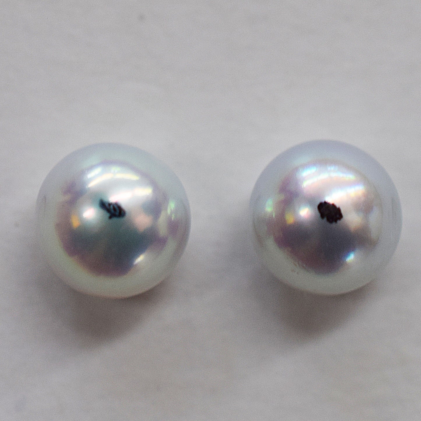 AAA rank 6.5mm - 7mm Natural 1pair 2pc Real Akoya Pearl studs Earring Japan Japanese Seawater reenspearl birthday loose