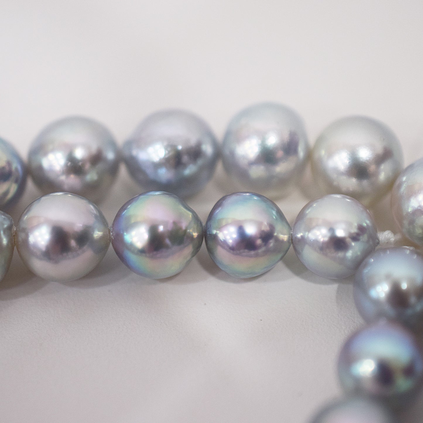 Limited to actual item Necklace Natural color Baroque 8mm - 9.5mm Real Akoya Pearl From Japan 16.5inch 42cm starand choker reenspearl