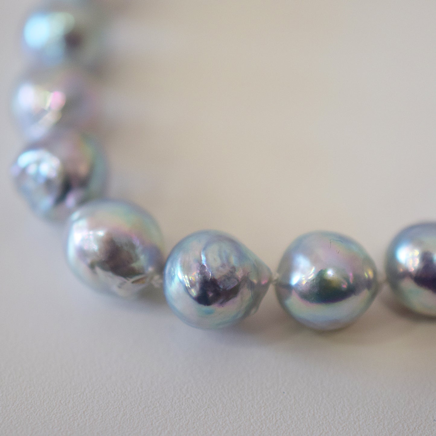 Limited to actual item 9mm - 10mm Natural color Baroque Akoya Pearl Bracelet 7.87inch 20cm Japan AkoyaPearl SV925 Wedding Japanese Seawater