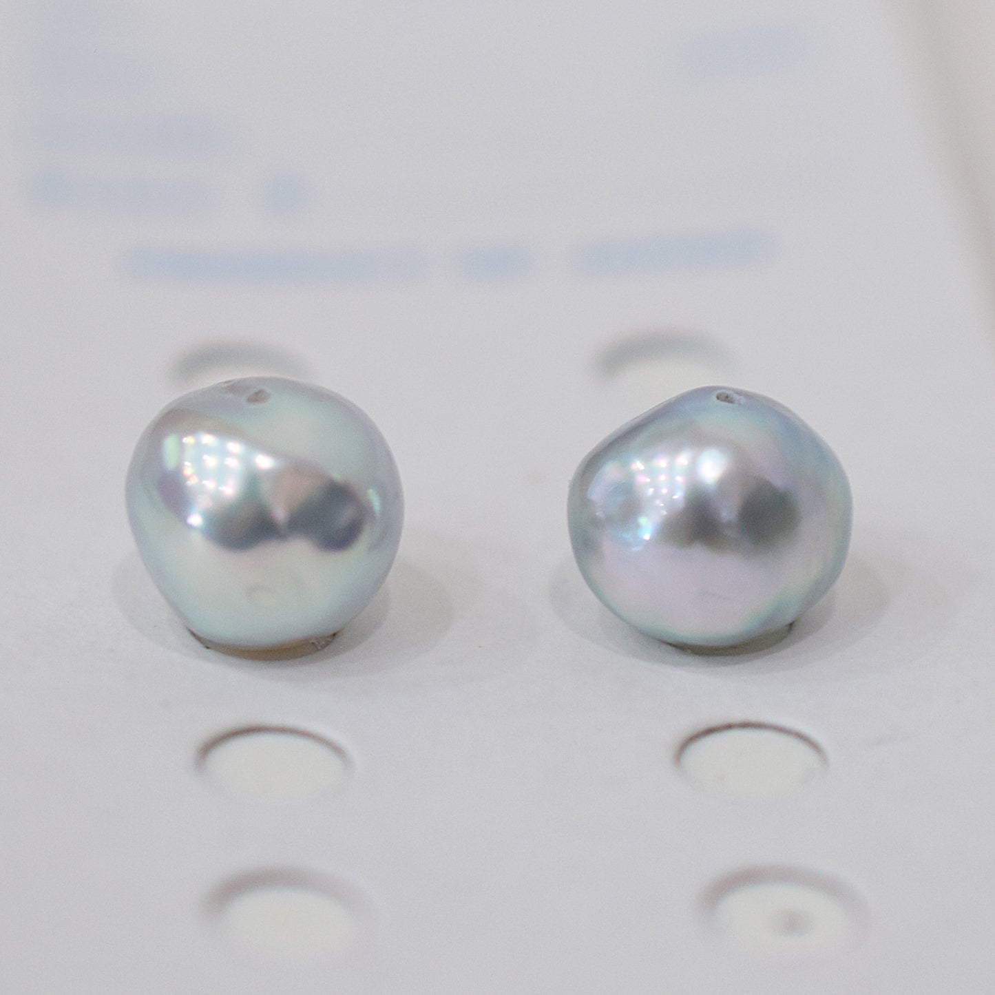 Limited to actual item Natural color akoya pearl Baroque pearl 10.5mm - 11mm 18K 14K Surgical Stainless Steel stud Earrings Japan akoyapearl