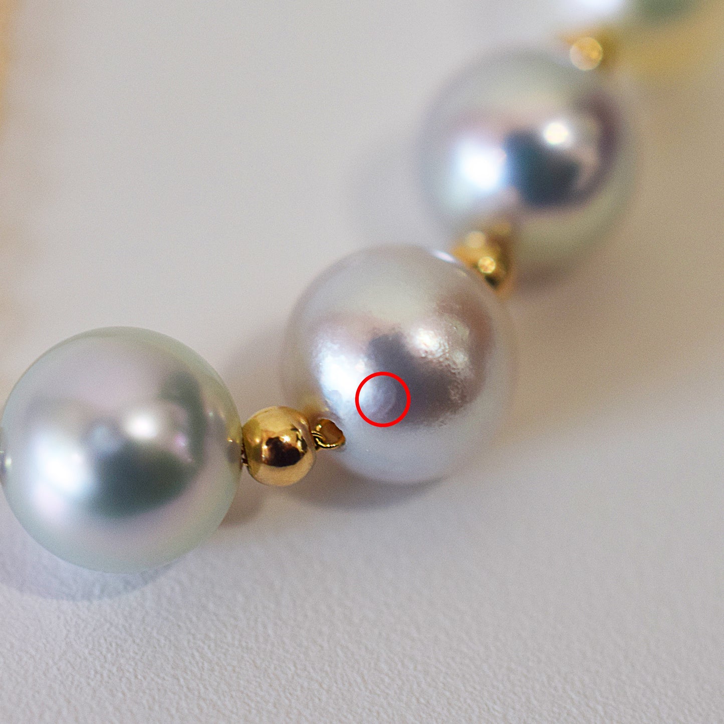 <SALE> Limited to actual item Natural color Semi-Round 9mm - 9.5mm Bracelet 7.08inch 14KGF Gold Filled Magnet Real Akoya Pearl Japan
