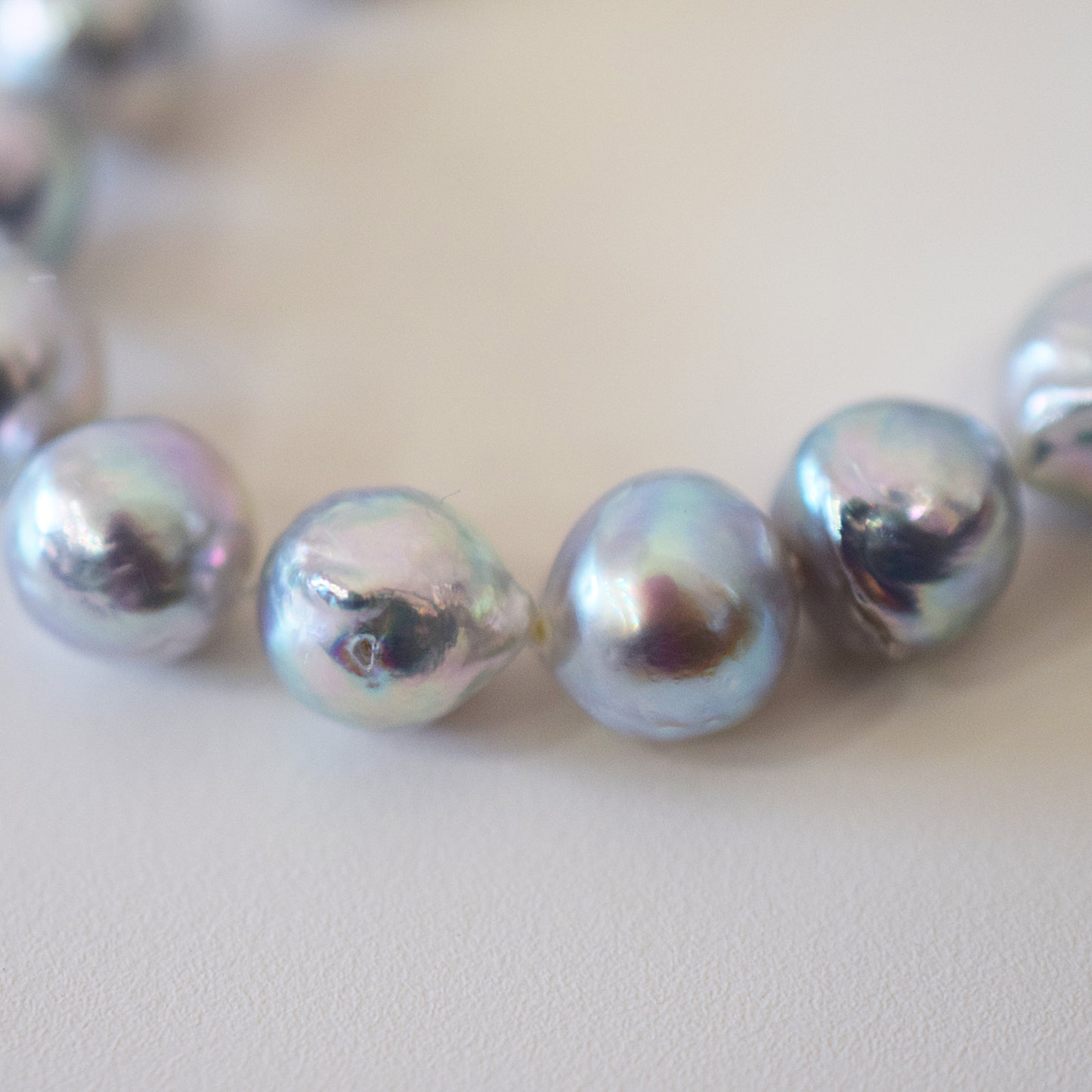 Limited to actual item 9mm - 10mm Natural color Baroque Akoya Pearl Bracelet 7.87inch 20cm Japan AkoyaPearl SV925 Wedding Japanese Seawater