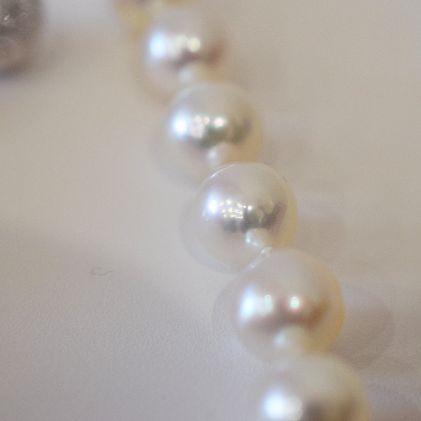 <SALE> Limited to actual item 9mm - 9.5mm White pink Semi round 〜 Baroque SV925 21cm 8.26inch Akoya Pearl Bracelet From Japan AkoyaPearl