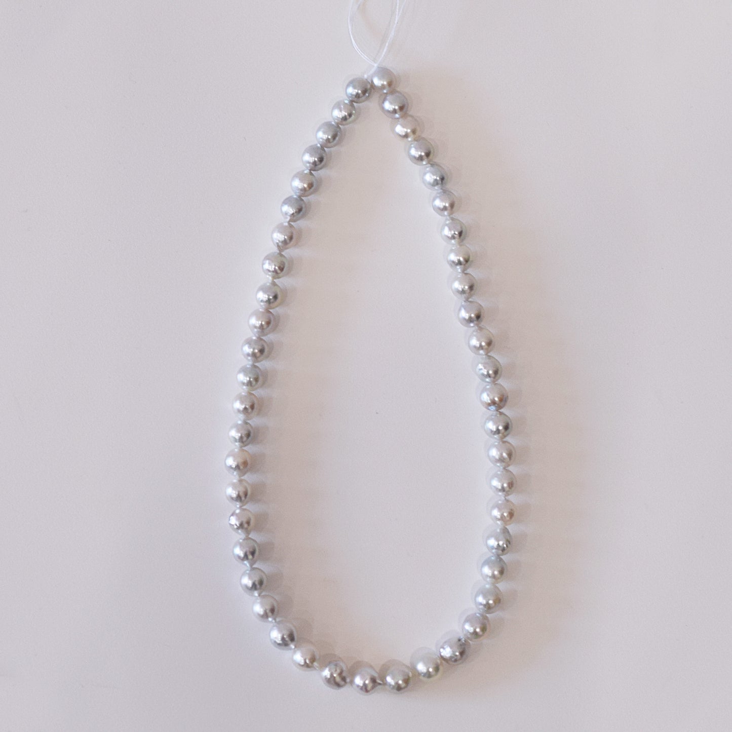 Limited to actual item Necklace Natural color Baroque 8mm - 9.5mm Real Akoya Pearl Japan 16.5inch 42cm starand Japanese choker reenspearl