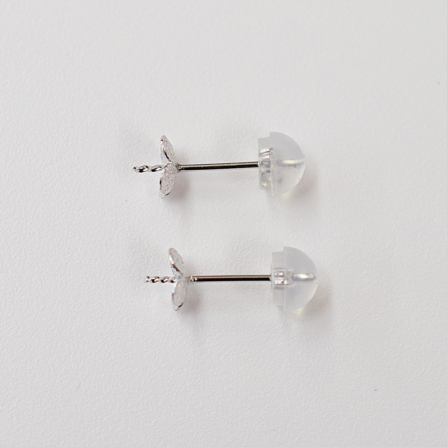 Only metal fittings K14WG stud earring Metal fitting Recommended for pearls 5mm - 8mm