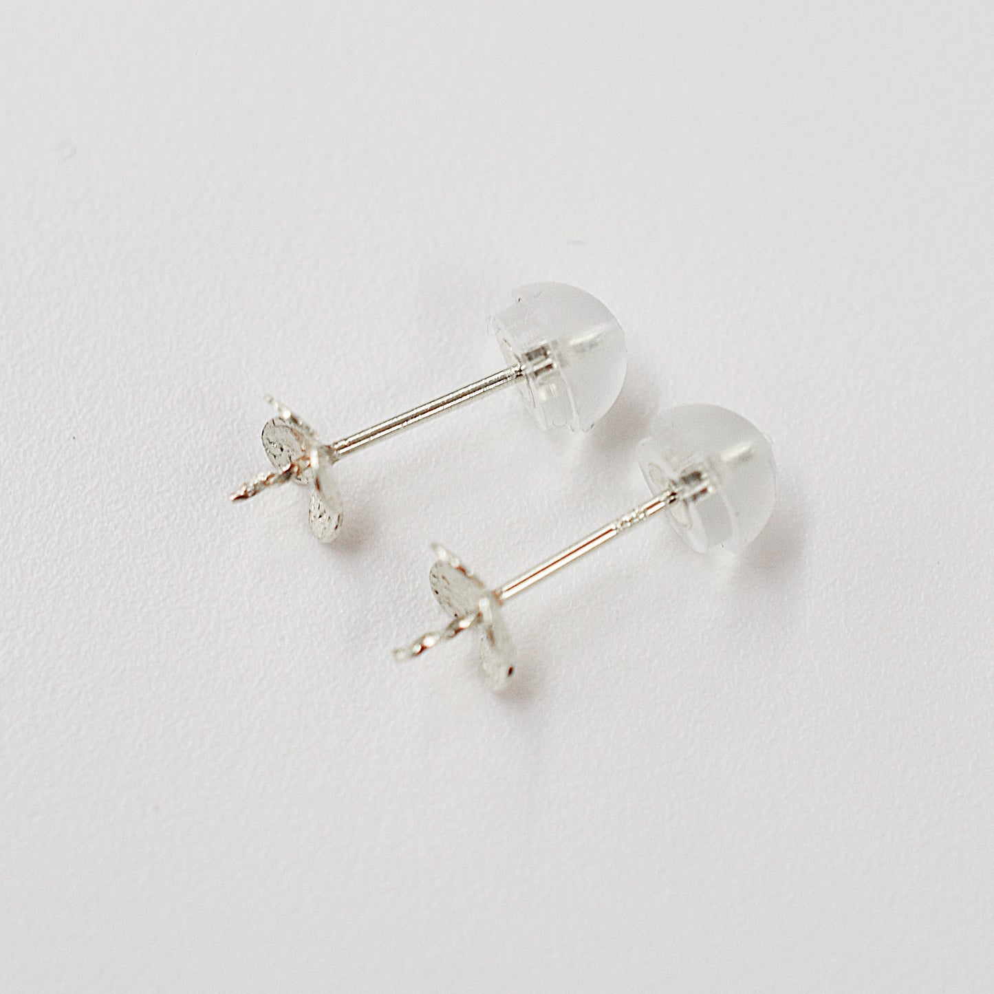Only metal fittings K14WG stud earring Metal fitting Recommended for pearls 5mm - 8mm