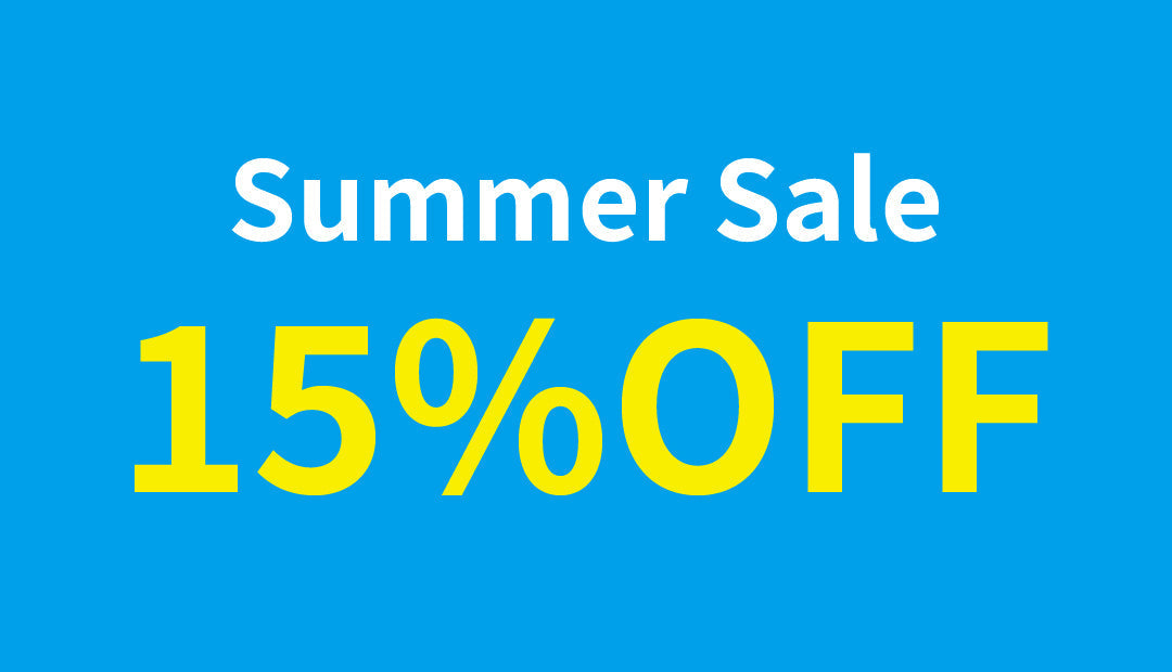 Summer sale with a 15% discount !