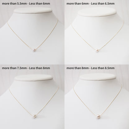 【SV925】Rare White pink 7.5mm - 8.5mm Seawater Real Akoya Pearl Venetian necklace AkoyaPearl Japan あこや 真珠