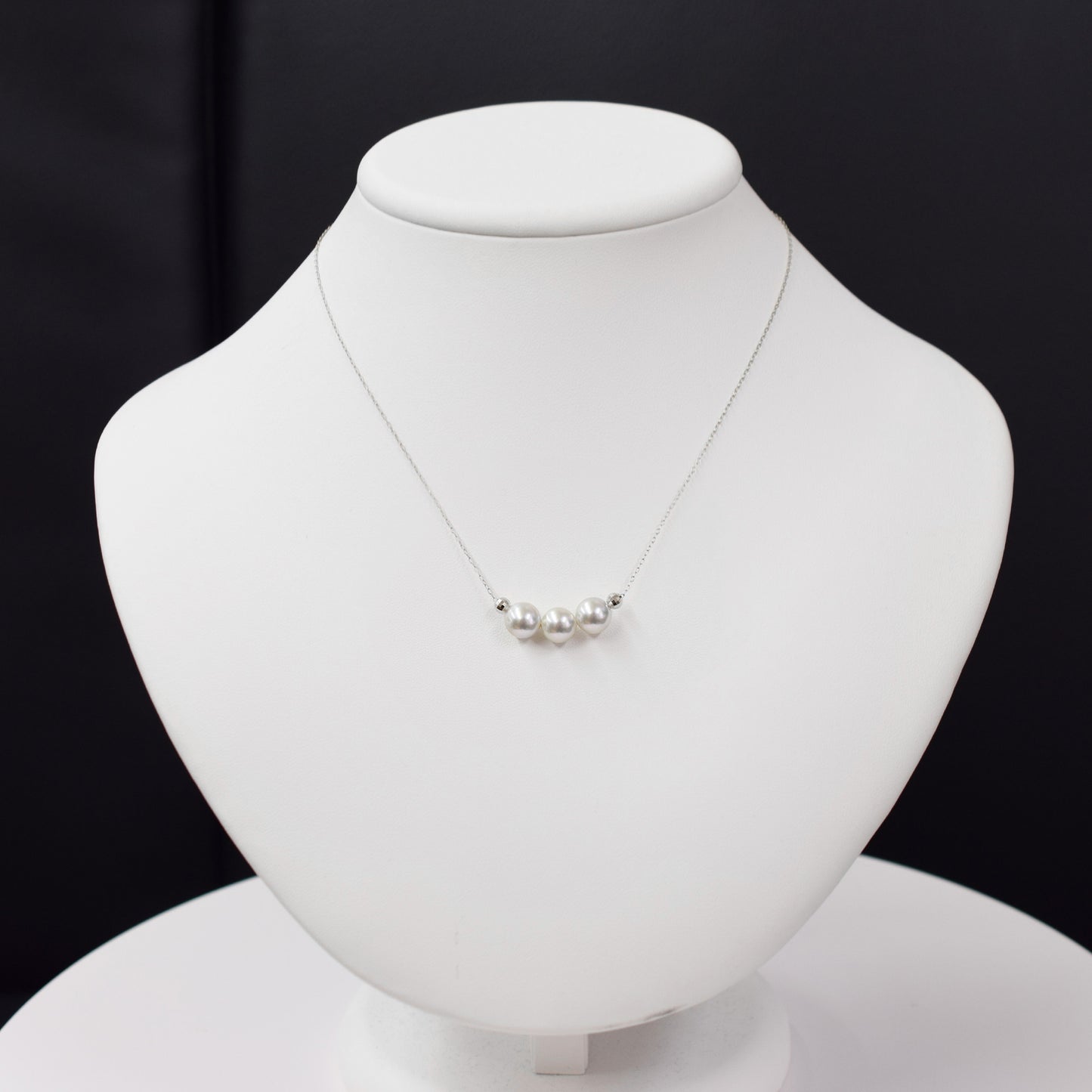 【K18YG / K18WG】Rare Natural color madama rank 8mm - 8.5mm Seawater Real necklace Akoya Pearl Japan reenspearl Japanese Seawater