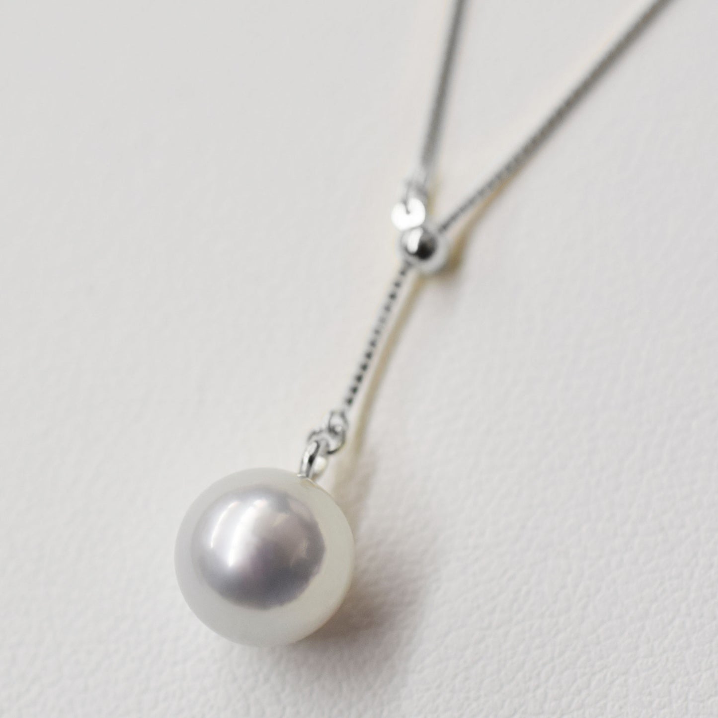 【K10YG / K10WG / K18YG / Pt850】Rare Natural color madama rank 9mm - 9.5mm Venetian chain Necklace AkoyaPearl Japan あこや 真珠