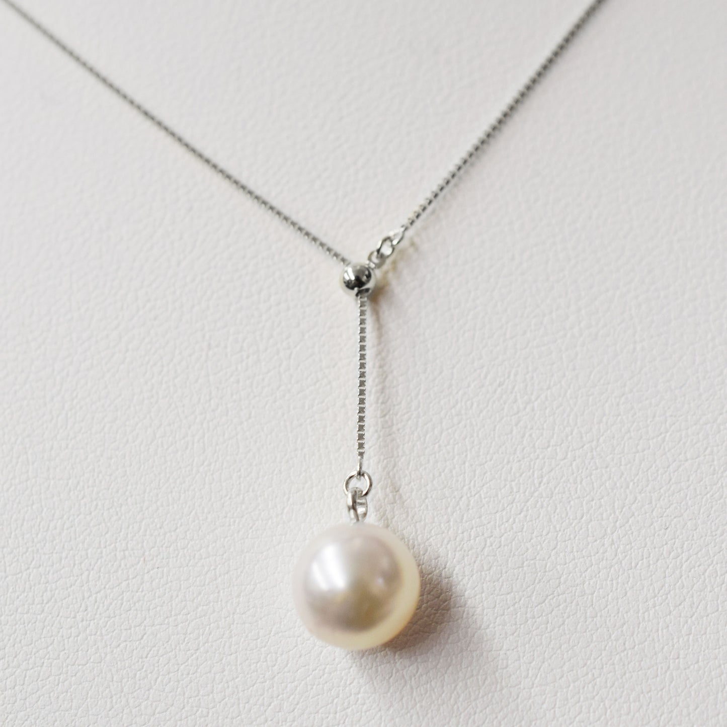 Rare Hanadama rank White pink 9mm - 9.5mm Pt850 Necklace Venetian chain AkoyaPearl Japan あこや 真珠