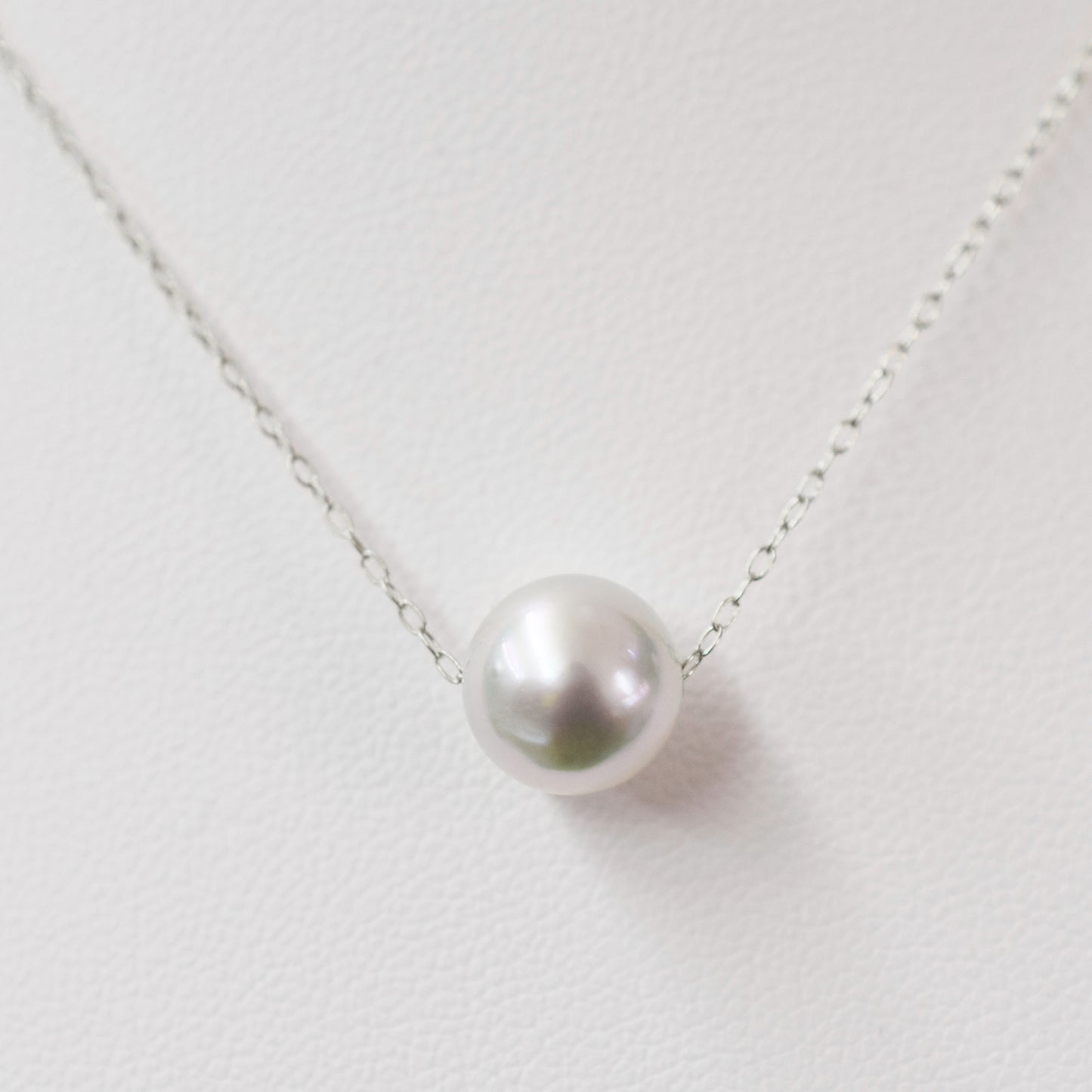 【K10YG / K10WG】Rare Natural color Madama rank 9mm - 9.5mm necklace Seawater Real Akoya Pearl Japan Wedding anniversary Japanese reenspearl