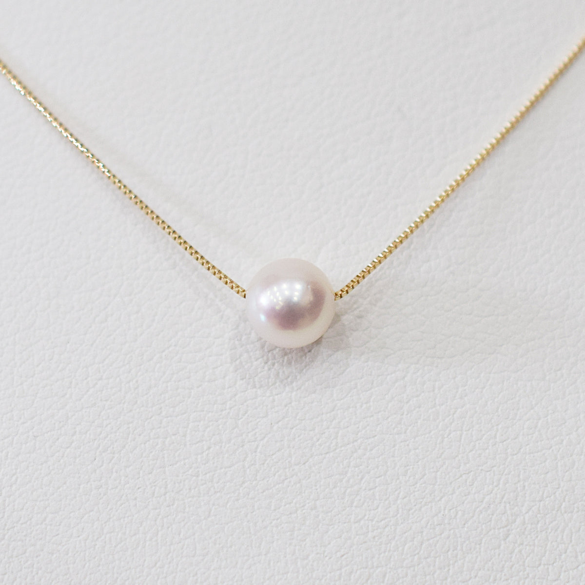【K10 / K18】Rare White pink 5.5mm - 6.5mm Seawater Real Akoya Pearl necklace AkoyaPearl Japan あこや 真珠