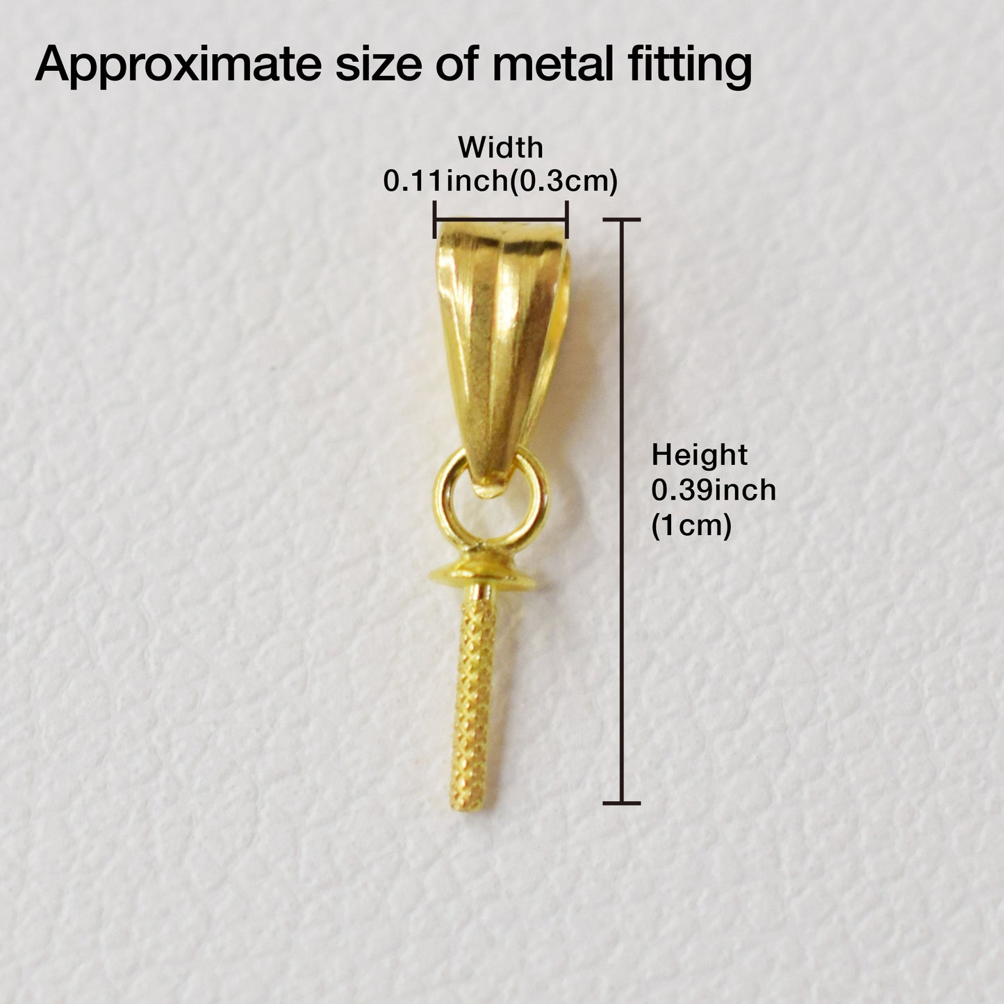 Only metal fittings K18YG Pendant top SDM0002