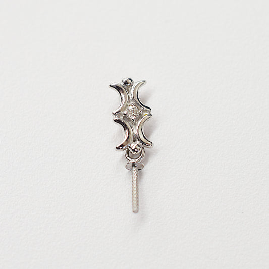 Only metal fittings 0.01ct K18WG Diamond Pendant top SIK0007