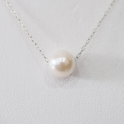 【K10 / K18】Rare White pink 7.5mm - 8.5mm Seawater Real Akoya Pearl necklace AkoyaPearl Japan あこや 真珠