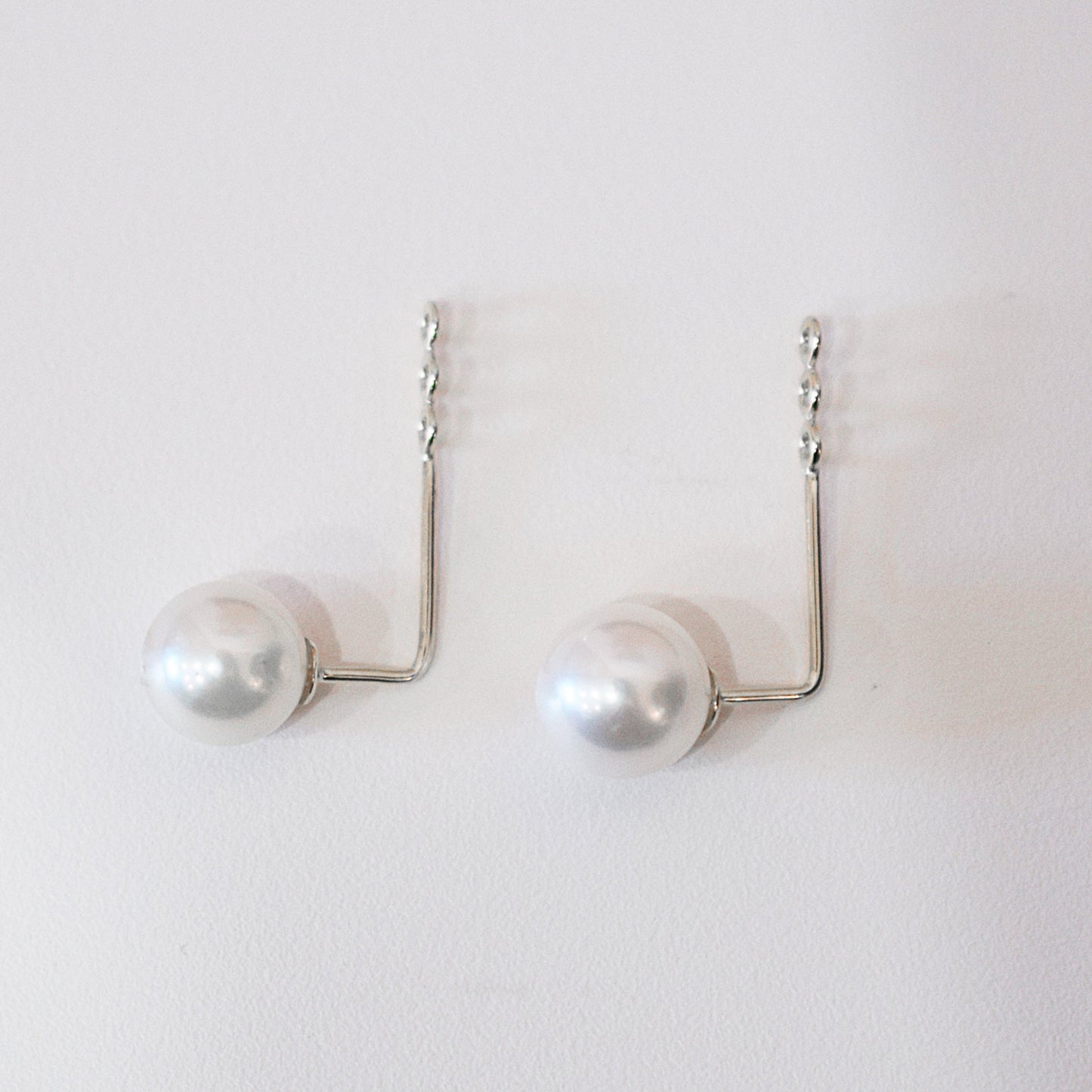 【K18YG / K14WG】Hanadama rank Whitepink 7.5mm - 8.5mm Earring jacket Seawater Real Akoya Pearl Japan anniversary Japanese Wedding あこや 真珠