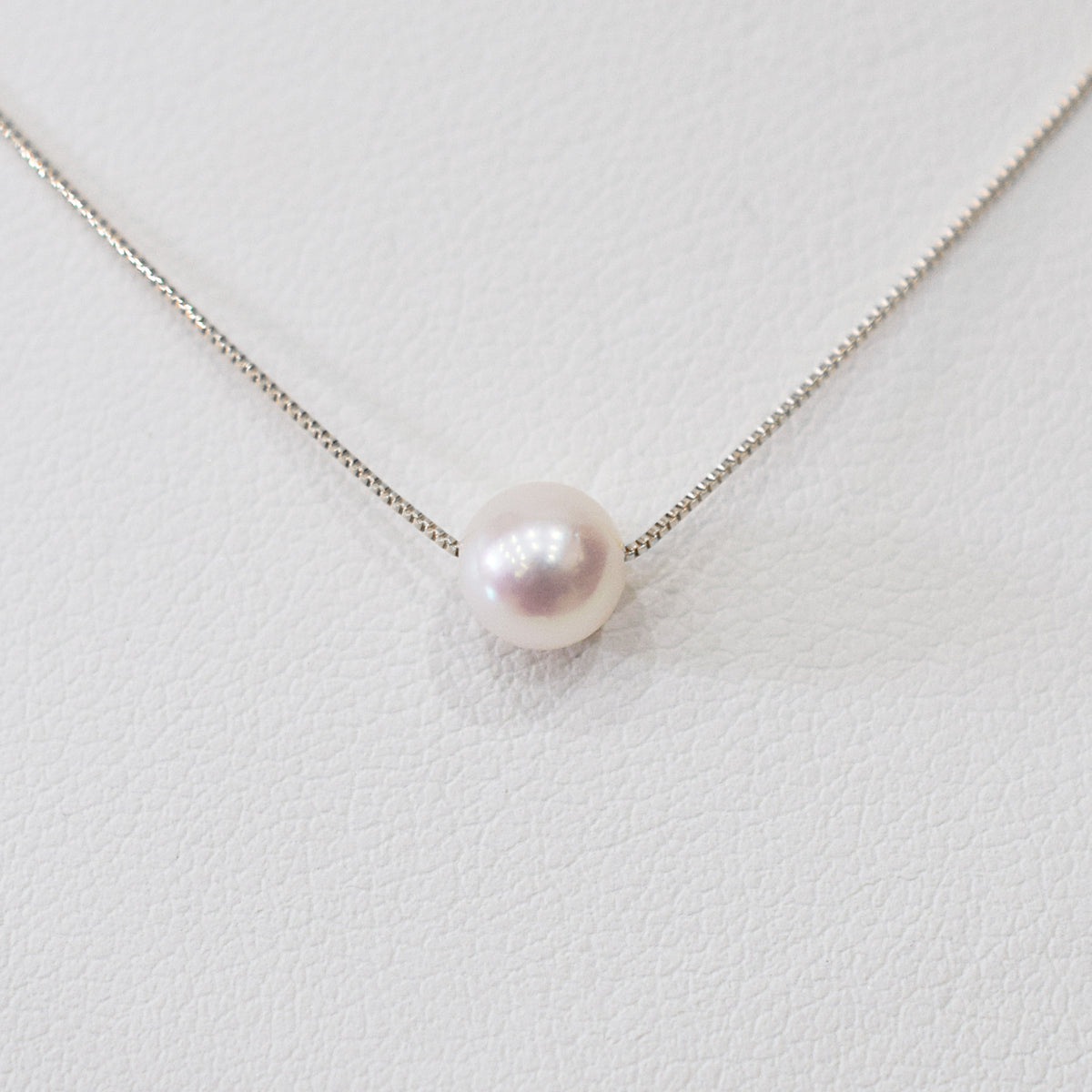 【K10 / K18】Rare White pink 5.5mm - 6.5mm Seawater Real Akoya Pearl necklace AkoyaPearl Japan あこや 真珠