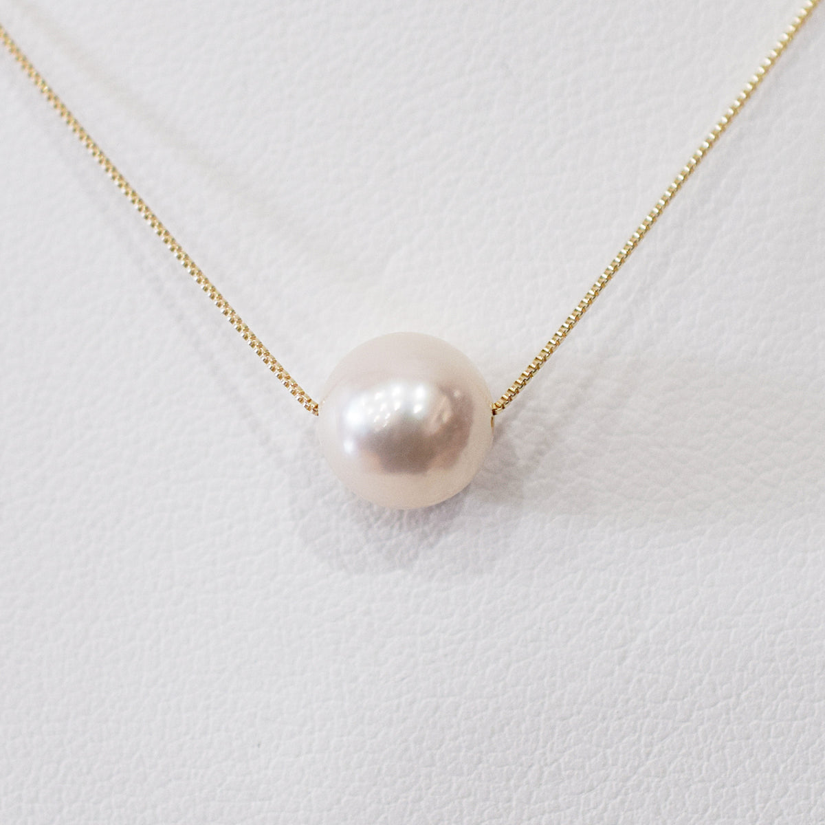 【K10 / K18】Rare White pink 7.5mm - 8.5mm Seawater Real Akoya Pearl necklace AkoyaPearl Japan あこや 真珠