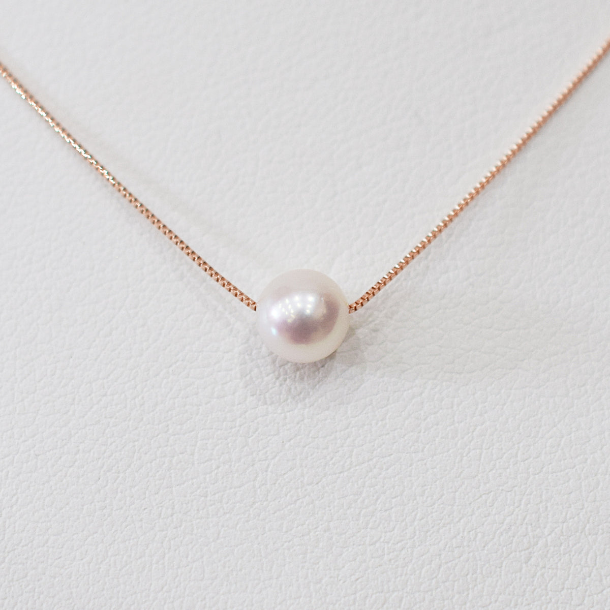 【K10 / K18】Rare White pink 5.5mm - 6.5mm Seawater Real Akoya Pearl necklace AkoyaPearl Japan あこや 真珠